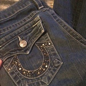 True Religion Joey Boot Cut flashy pockets