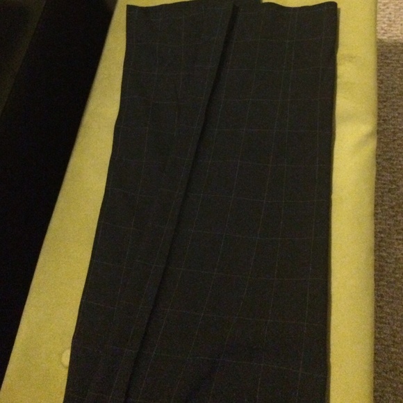 Vince Camuto black white stripe pants Sz M - Picture 2 of 4