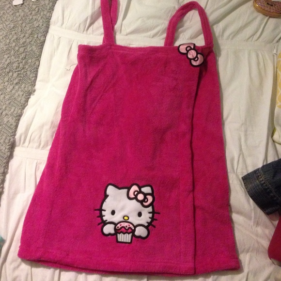 Hello kitty bath robe