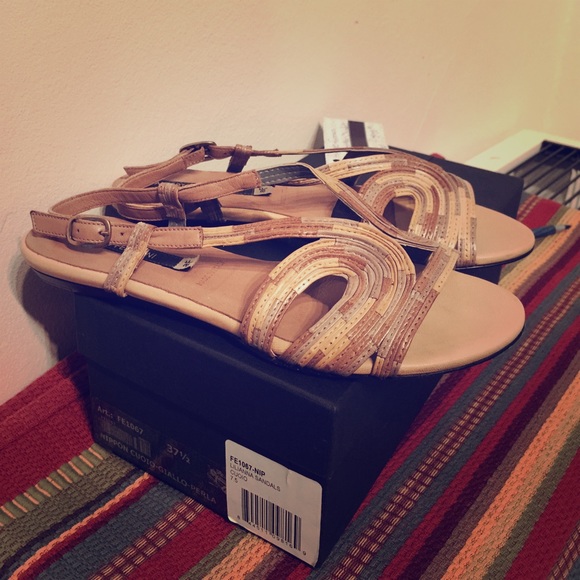 Alberto Fermani leather sandals