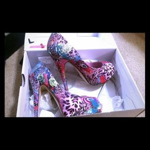 Open-toed High Heels