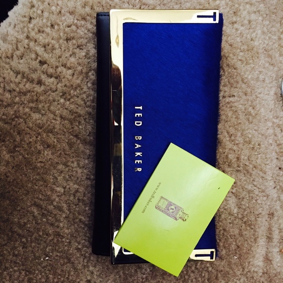 Royal Blue & Black Ted Baker Wallet