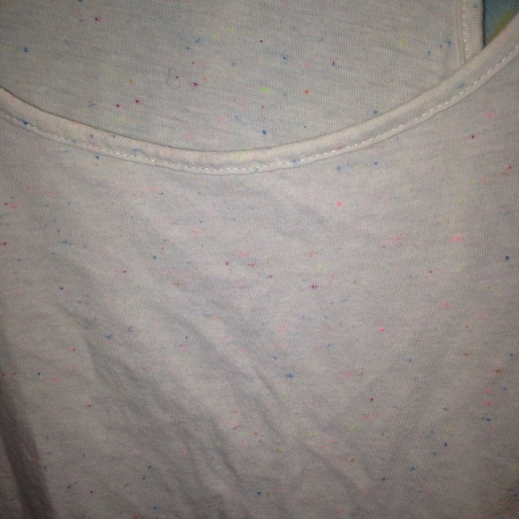 White, Color Speckled Tank - Picture 3 of 4