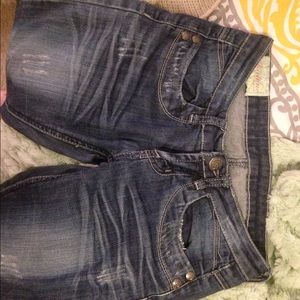 "Machine" jeans.