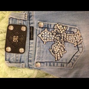 Miss Me's jeans.