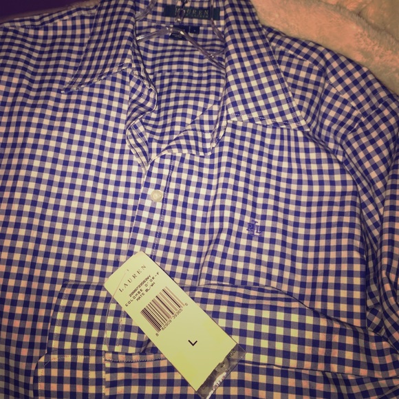 Ralph Lauren Tops - Plaid brand new Ralph Lauren shirt for women