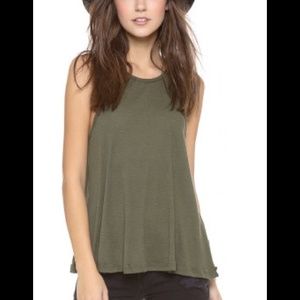 Free people Olive Green Tank
