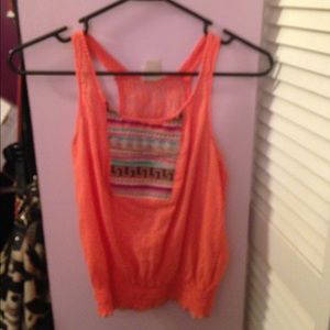 Pink crop tank