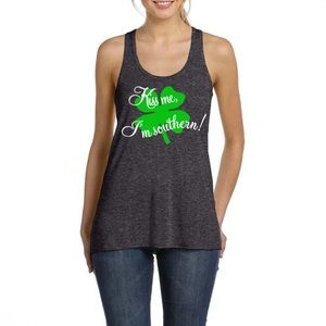 Kiss Me I'm Southern St Patrick's Day Tank