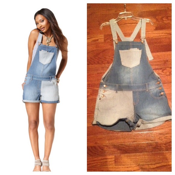 Denim, American Rag Overalls (Shorts) - Picture 1 of 1