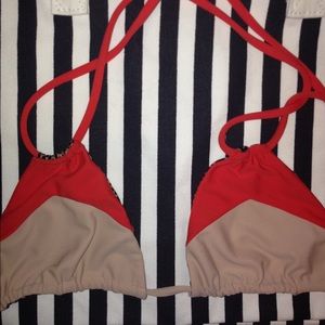 Acacia swimwear hibiscus top