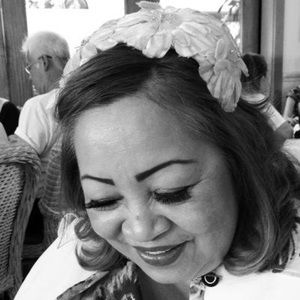 Vintage floral butterfly hat accessory