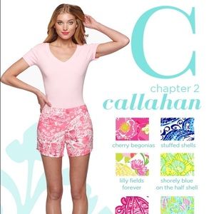 EUC Lilly Pulitzer Skinny Dippin Shorts, Size 0