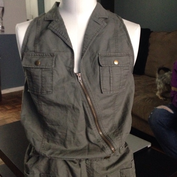 Free People zippered romper