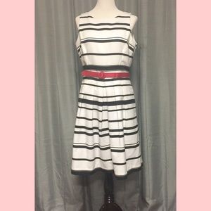 Black and white dress