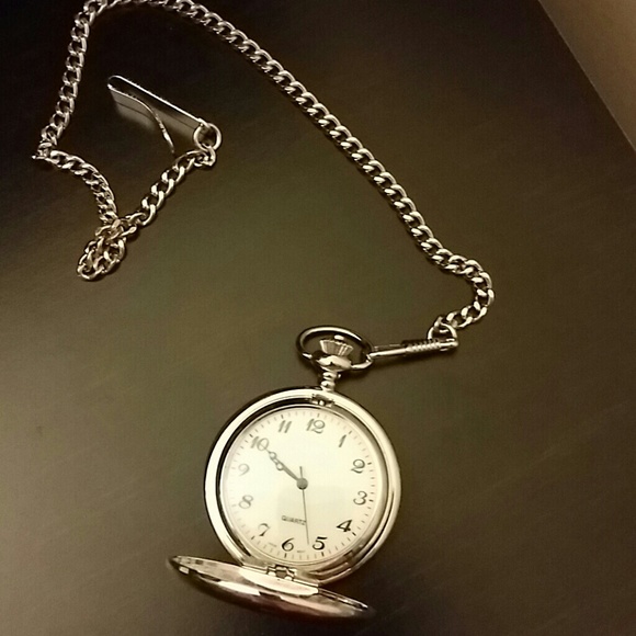 Silver pocket watch