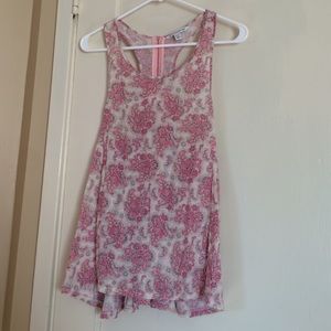Cute American Eagle tank with exposed zipper back