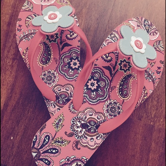 Vera Bradley flip-flops