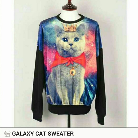 GALAXY CAT SWEATER FOR TRADE