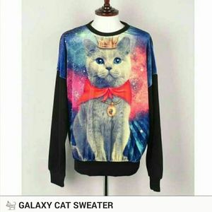 GALAXY CAT SWEATER FOR TRADE