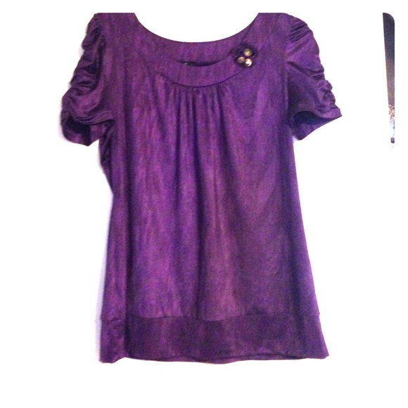 Eggplant Maurice's XL top