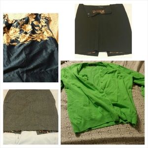 Plus af white shorts and purple skinnies