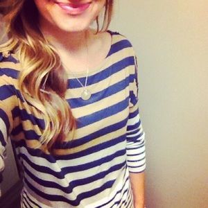 Striped long sleeve tee