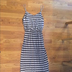Striped maxi dress