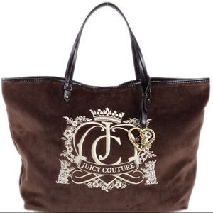 Juicy Couture Espresso Pammy Dk Brown Velour