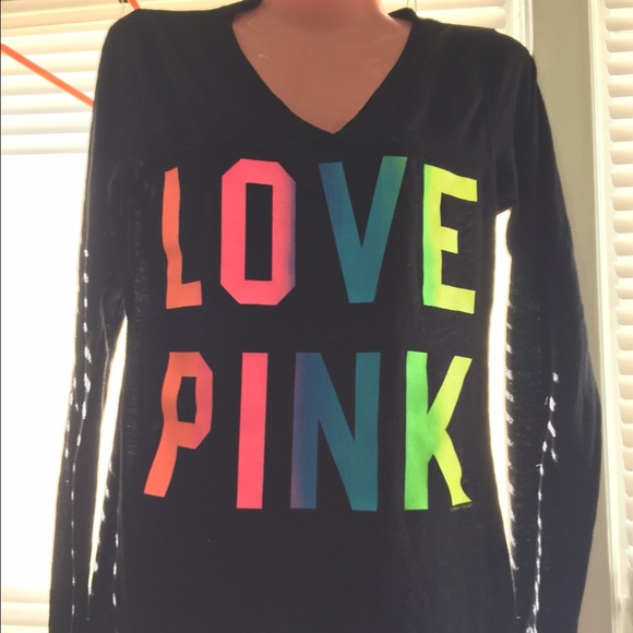 Rainbow VS PINK long sleeve tee