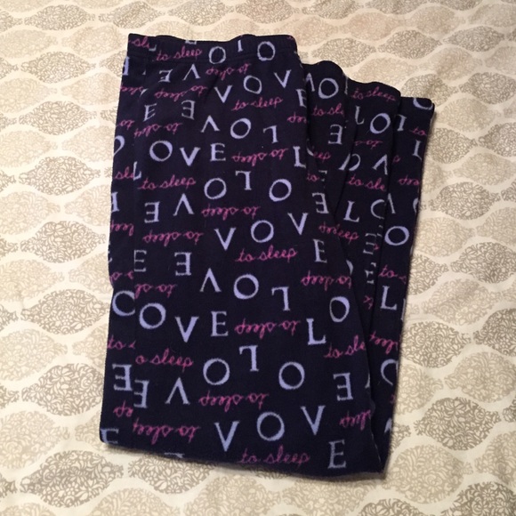 Fleece pj bottoms