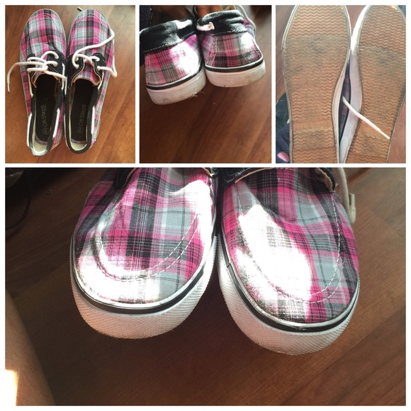 Plaid shoes