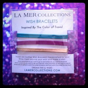 LA MER wish leather bracelets💗