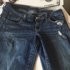 American Eagle destructed jeans