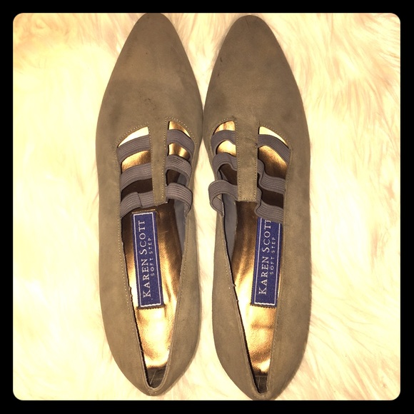 Karen Scott grey low heel