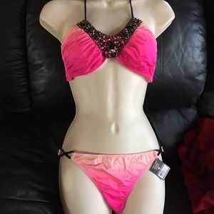 SOLD Victoria's Secret Bikini pink ombré large