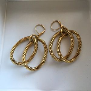 Lia sophia gold earrings.