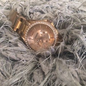 FOSSIL ROSE GOLD WATCH