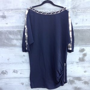 BCBG-Brand New w Tags! Silk Dress with Beading