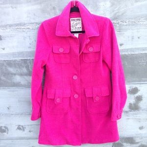 Nordstrom- Pink Acrylic/Wool Coat