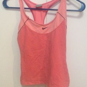 Pink nike workout shirt