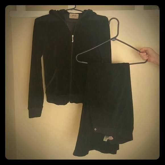 Velour sweat suit