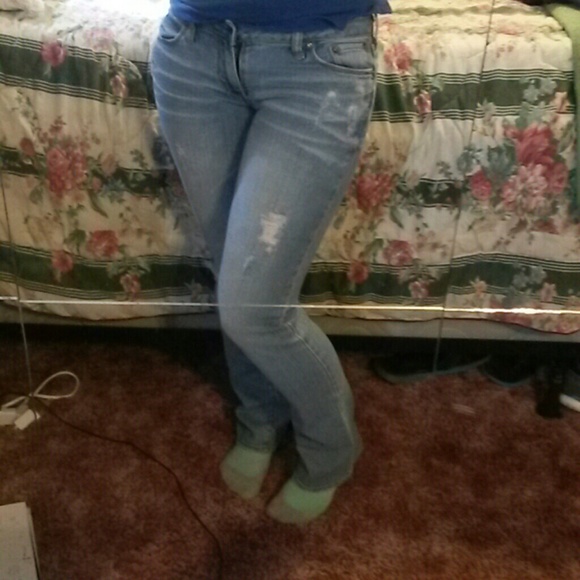 Bull head blue jean pants