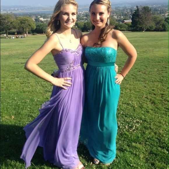 Turqouise Windsor Prom Dress