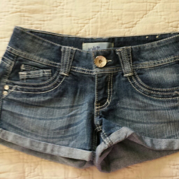 Jolt dark denim shorts