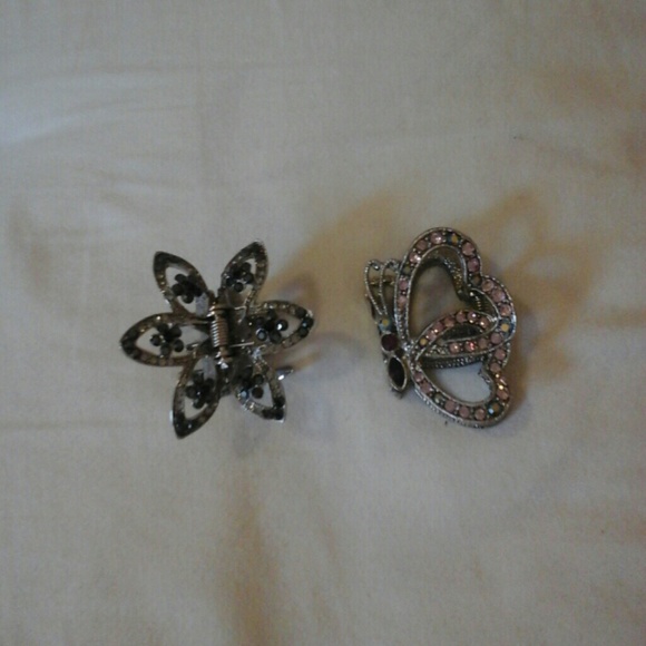 bling hair clips nice