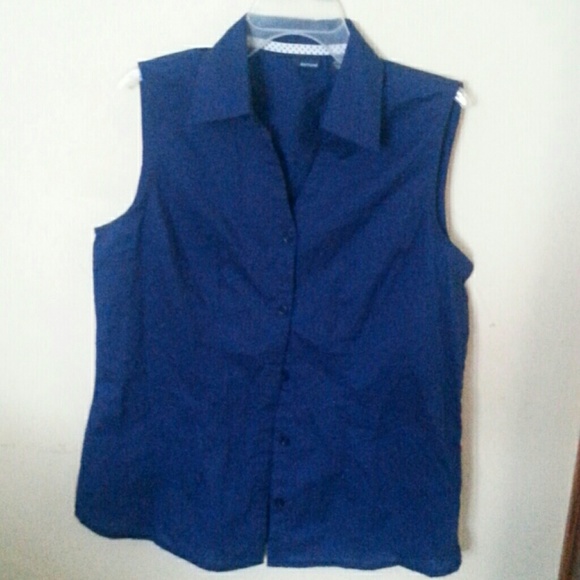 Blue button down shirt