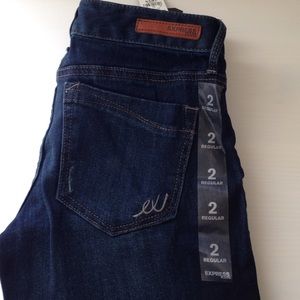 Express Stella low rise skinny jeans