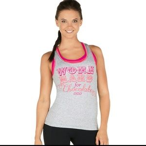 Lorna Jane Will Work For Chocolate size small tank