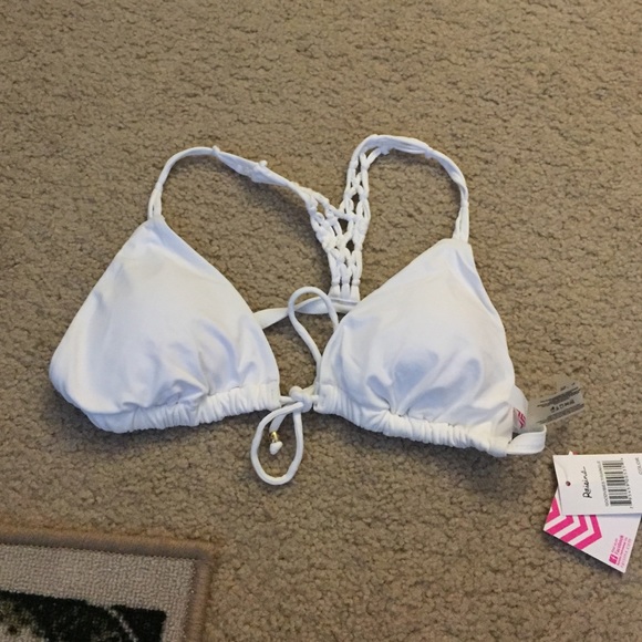 Macrame back bikini top!